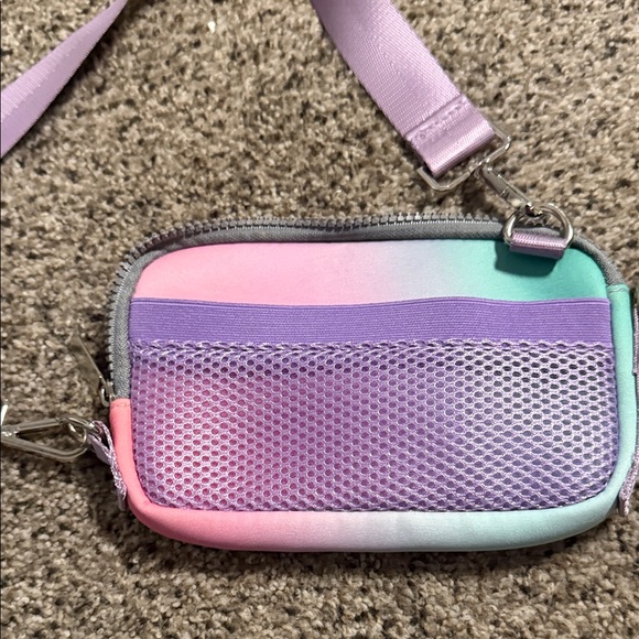 AlaniNu Gradient Pink & Green Crossbody Bag - Picture 2 of 3